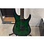 Used Schecter Guitar Research Used Schecter Guitar Research Cr-6 Trans Green Solid Body Electric Guitar Trans Green