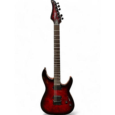 Schecter Guitar Research Used Schecter Guitar Research Cr6 Black cherry burst Solid Body Electric Guitar