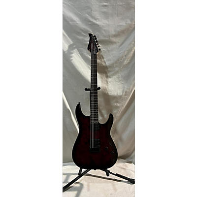 Schecter Guitar Research Used Schecter Guitar Research Cr6 Dark Cherry Burst Solid Body Electric Guitar