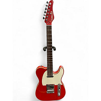 Used Schecter Guitar Research Custom Shop PT Red Solid Body Electric Guitar