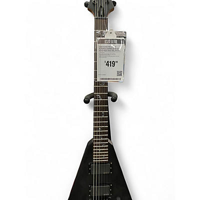 Used Schecter Guitar Research DAMIEN B2 BLACK Solid Body Electric Guitar