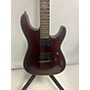 Used Schecter Guitar Research Used Schecter Guitar Research DAMIEN ELITE Black Cherry Solid Body Electric Guitar Black Cherry