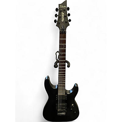 Used Schecter Guitar Research DAMIEN FR Black Solid Body Electric Guitar