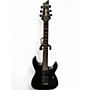 Used Schecter Guitar Research DAMIEN FR Black Solid Body Electric Guitar Black