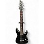 Used Schecter Guitar Research DAMIEN PLATINUM 7 Black Solid Body Electric Guitar Black