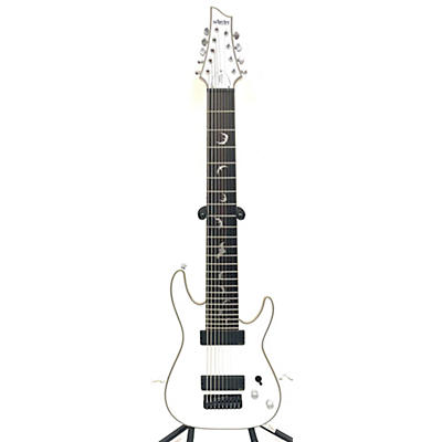 Schecter Guitar Research Used Schecter Guitar Research DAMIEN PLATINUM 9 Arctic White Solid Body Electric Guitar