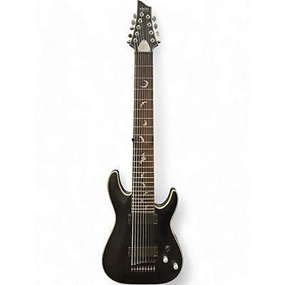 Schecter Guitar Research Used Schecter Guitar Research DAMIEN PLATINUM 9 Black Solid Body Electric Guitar