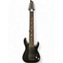 Used Schecter Guitar Research Used Schecter Guitar Research DAMIEN PLATINUM 9 Black Solid Body Electric Guitar Black