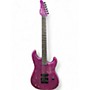 Used Schecter Guitar Research DANSKIMO-6 Purple Solid Body Electric Guitar Purple