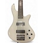 Used Schecter Guitar Research DELUXE-5 Alpine White Electric Bass Guitar Alpine White