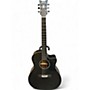 Used Schecter Guitar Research Used Schecter Guitar Research DELUXE Black Acoustic Guitar Black