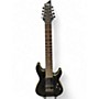 Used Schecter Guitar Research DEMON 8 Black Solid Body Electric Guitar Black