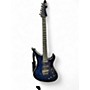 Used Schecter Guitar Research DIAMOND BLACKJACK SRS FRS INDIGO Solid Body Electric Guitar INDIGO