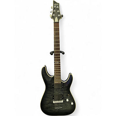 Used Schecter Guitar Research DIAMOND C-1 PLATINUM Charcoal Solid Body Electric Guitar