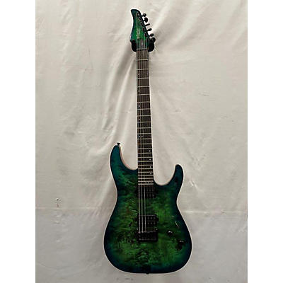 Schecter Guitar Research Used Schecter Guitar Research DIAMOND CR6 Ocean Blue Burst Solid Body Electric Guitar