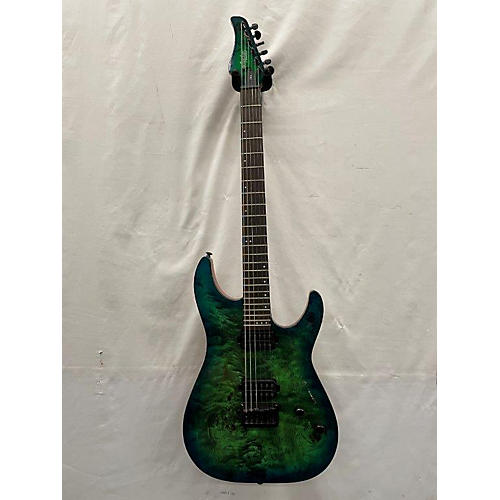 Schecter Guitar Research Used Schecter Guitar Research DIAMOND CR6 Ocean Blue Burst Solid Body Electric Guitar Ocean Blue Burst