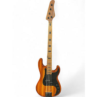 Schecter Guitar Research Used Schecter Guitar Research DIAMOND P4 EXOTIC Brown Electric Bass Guitar