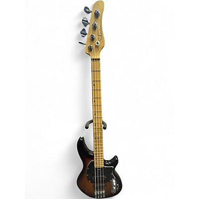 Used Schecter Guitar Research DIAMOND SERIES  2 Tone Sunburst Electric Bass Guitar