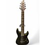 Used Schecter Guitar Research DIAMOND SERIES 7 STRING Black Solid Body Electric Guitar Black