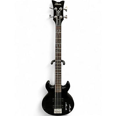 Used Schecter Guitar Research DIAMOND SERIES BLACK Electric Bass Guitar