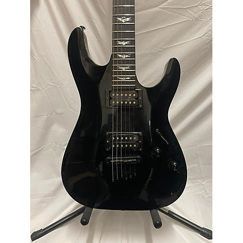 Schecter Guitar Research Used Schecter Guitar Research DIAMOND SERIES Black Solid Body Electric Guitar Black