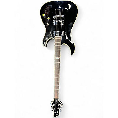 Used Schecter Guitar Research DIAMOND SERIES C-1 ELITE Black Solid Body Electric Guitar