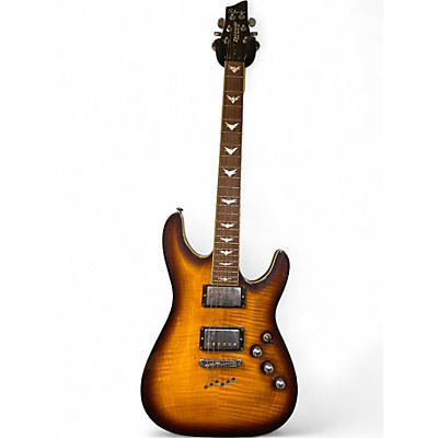 Used Schecter Guitar Research DIAMOND SERIES C-1 PLUS Vintage Sunburst Solid Body Electric Guitar