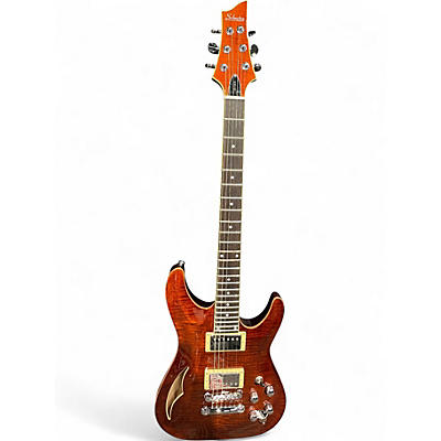 Used Schecter Guitar Research DIAMOND SERIES C1 E/A CATS EYE Hollow Body Electric Guitar