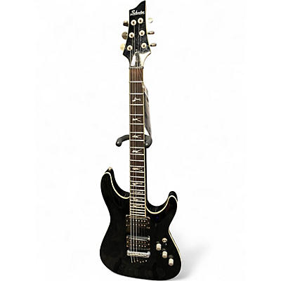 Used Schecter Guitar Research DIAMOND SERIES C1 XXX Gloss Black Solid Body Electric Guitar