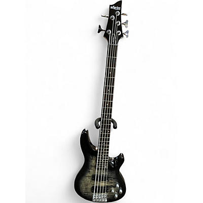 Used Schecter Guitar Research DIAMOND SERIES C5 PLUS Charcoal Grey Electric Bass Guitar