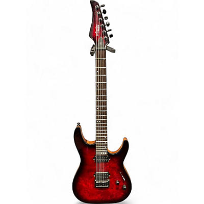 Schecter Guitar Research Used Schecter Guitar Research DIAMOND SERIES CR6 RED BURST Solid Body Electric Guitar