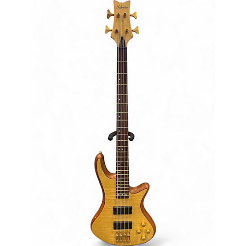 Schecter Guitar Research Used Schecter Guitar Research DIAMOND SERIES CUSTOM-4 Natural Electric Bass Guitar Natural