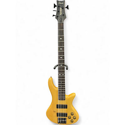 Used Schecter Guitar Research DIAMOND SERIES CUSTOM 5 NATURAL Electric Bass Guitar