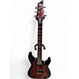 Used Schecter Guitar Research DIAMOND SERIES DEMON Crimson Red Burst Solid Body Electric Guitar Crimson Red Burst