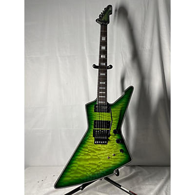 Schecter Guitar Research Used Schecter Guitar Research DIAMOND SERIES E-1 FR S GREEN BURST Solid Body Electric Guitar