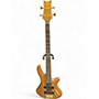 Used Schecter Guitar Research DIAMOND SERIES EXOTIC Natural Electric Bass Guitar Natural