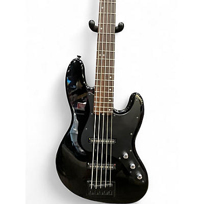 Used Schecter Guitar Research DIAMOND SERIES J-5 BLACK Electric Bass Guitar