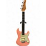 Used Schecter Guitar Research DIAMOND SERIES NICK JOHNSTON Pink Solid Body Electric Guitar Pink