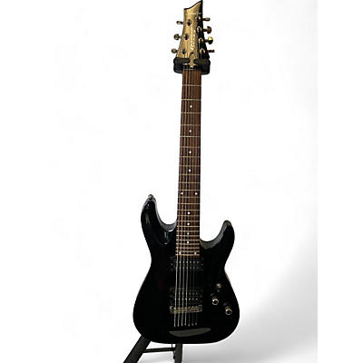 Schecter Guitar Research Used Schecter Guitar Research DIAMOND SERIES OMEN 7 BLACK  Solid Body Electric Guitar