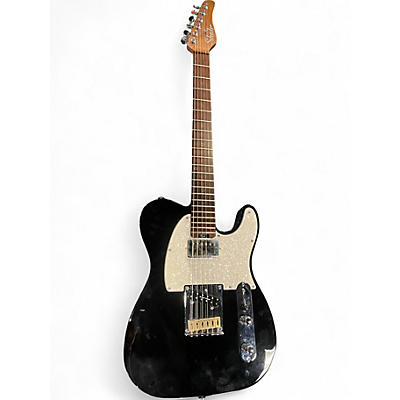 Used Schecter Guitar Research DIAMOND SERIES PT NICK JOHNSTON Black Solid Body Electric Guitar