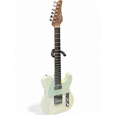 Schecter Guitar Research Used Schecter Guitar Research DIAMOND SERIES PT NICK JOHNSTON White Solid Body Electric Guitar