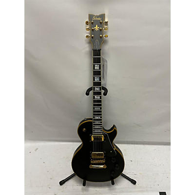 Schecter Guitar Research Used Schecter Guitar Research DIAMOND SERIES SOLO II CUSTOM Black Solid Body Electric Guitar