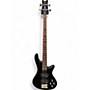 Used Schecter Guitar Research DIAMOND SERIES STILETTO DELUXE 4 Black Electric Bass Guitar Black