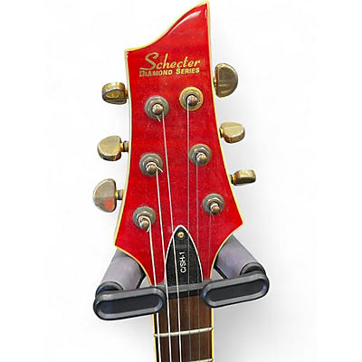 Used Schecter Guitar Research DIAMOND Wine Red Hollow Body Electric Guitar