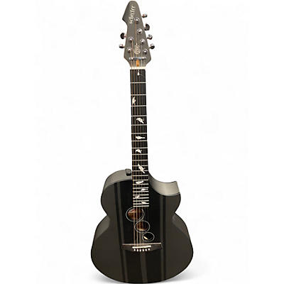 Used Schecter Guitar Research DJ ASHBA Black Acoustic Guitar