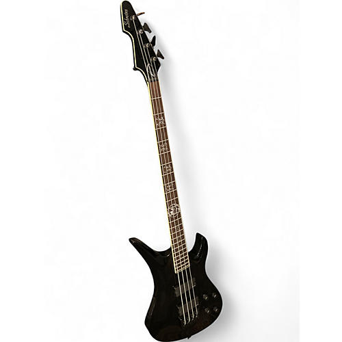Used Schecter Guitar Research Dale Stewart Signature Black Electric Bass Guitar Black