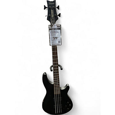 Used Schecter Guitar Research Damien 4 String Black Electric Bass Guitar