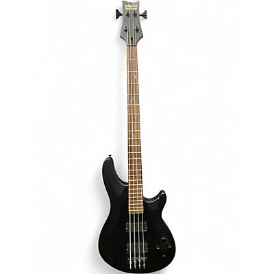 Used Schecter Guitar Research Damien 4 String Flat Black Electric Bass Guitar