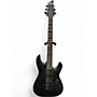 Used Schecter Guitar Research Damien 6 Black Solid Body Electric Guitar Black
