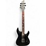 Used Schecter Guitar Research Damien 6 Black Solid Body Electric Guitar Black